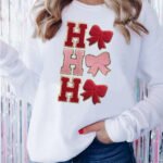 Women Print Hooded Sweatshirt Christmas Shirts For Women Christmas Tree Sequin 2024 Autumn New Style Fashion Sweatshirts - Image 2