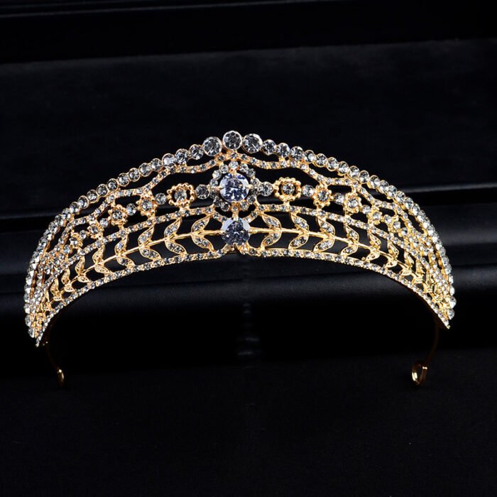 Bridal Headdress Baroque Korean Wedding Diamonds Individually Wrapped - Image 2