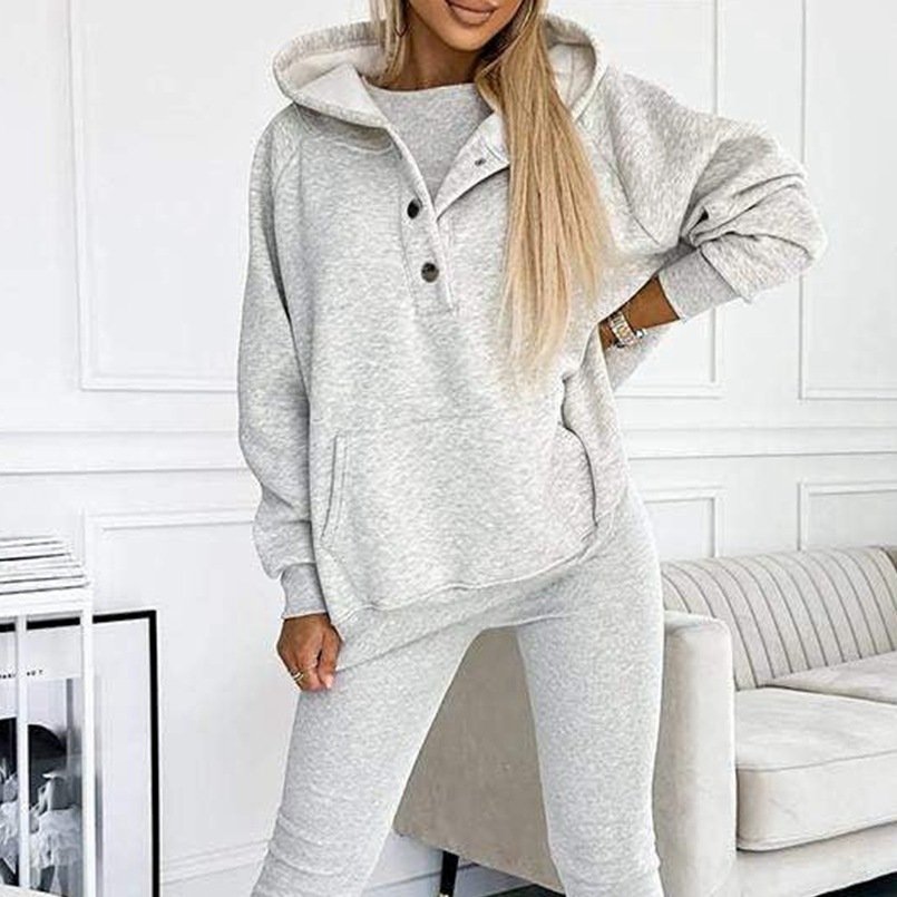 b4c3b94f-7160-41dd-8f63-1fd64fa34430.jpg 3pcs Women's Sports Suit Loose Hooded Pockets Sweatshirt And Vest And Slim Trousers - Image 10