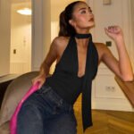 Deep V-neck Halter Tops Summer Fashion Y2K Sleeveless T-shirt For Women Clothing - Image 5