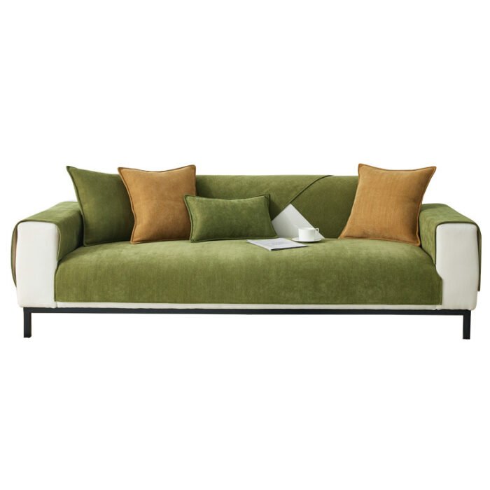 Non-slip All-inclusive Universal Cover Chenille Light Luxury High-end Cushion Cover Towel - Image 3