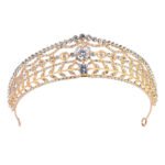 Bridal Headdress Baroque Korean Wedding Diamonds Individually Wrapped - Image 5