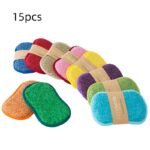 Magic Microfiber Dual Action Scrubbing Cleaning Sponge - Image 10