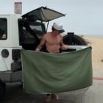 Car Magnetic Bath Towel Outdoor Bath Beach - Image 2