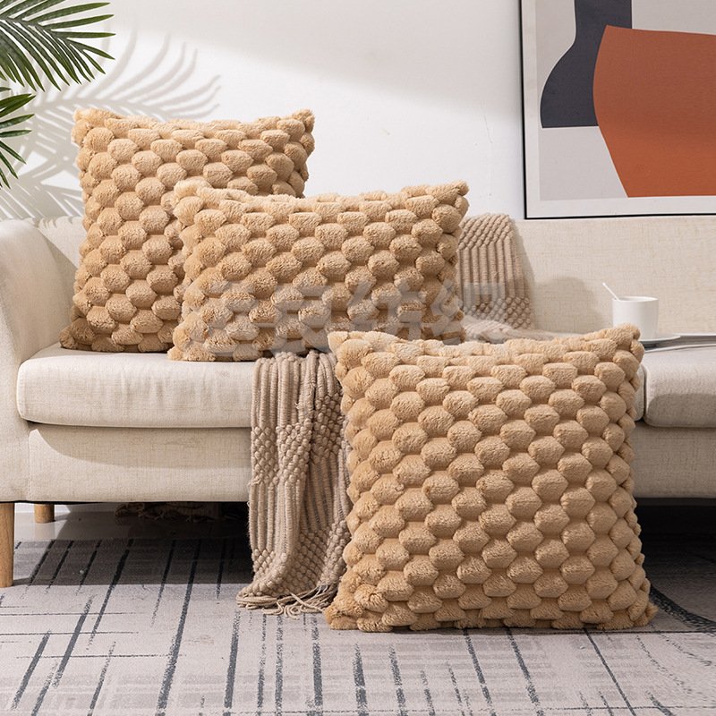 b7716ebe-caa2-45de-b5b9-dd20bf355d32.jpg Woven Fleece Solid Color Pillow Waist Rest Pillow Cover - Image 10