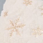 New Ins Christmas Cover Plush Snowflake Sequin Rabbit Hair Pillow Cover - Image 6