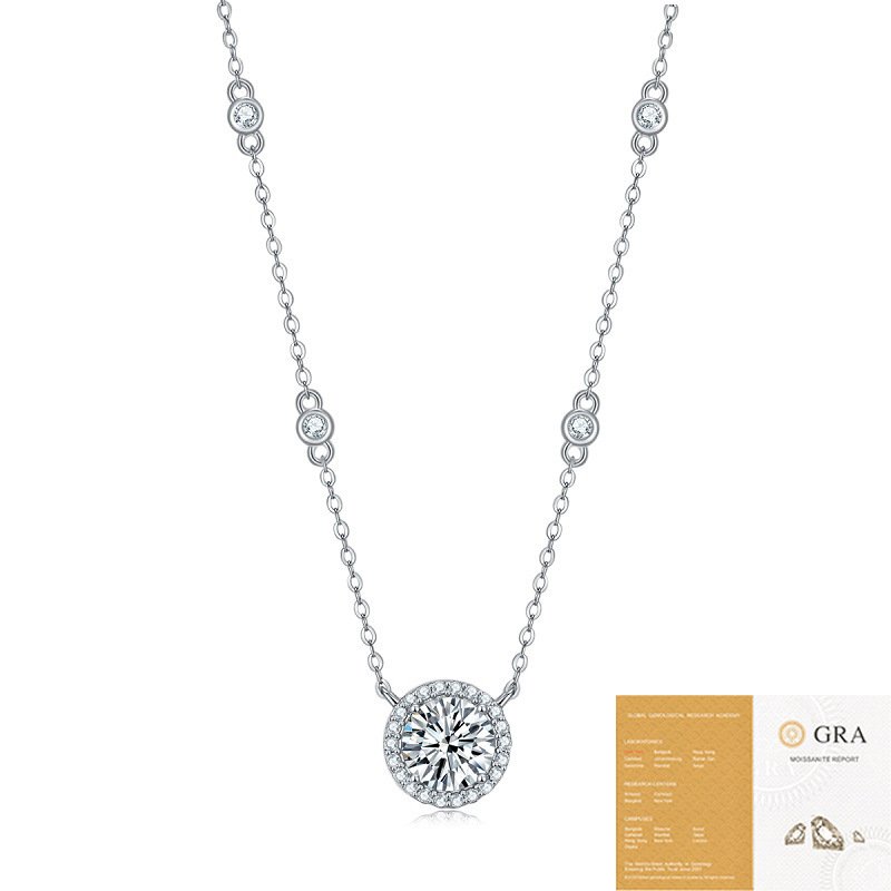 b801c2d6-3ecd-4ab3-b31b-4dc27742c885.jpg 925 Silver Dot Starlight Pendant Fashion Clavicle Chain Does Not Fade - Image 3