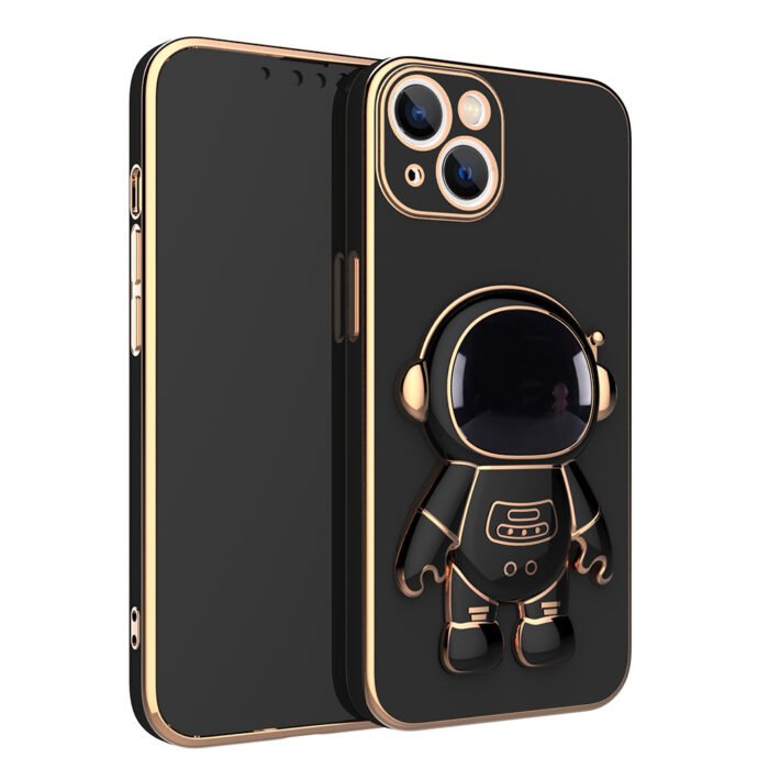 3D Astronaut Phone Case Anti-Drop Electroplating Bracket - Image 7