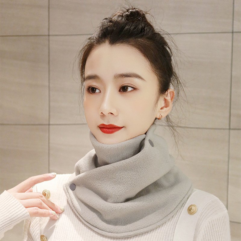 be01ad96-ee04-4074-b268-6aea03e2b79c.jpg Women's Warm Plush Scarf Ins Cute And Versatile - Image 4