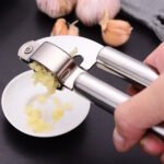 Stainless Steel Garlic Press Household Garlic Masher - Image 5