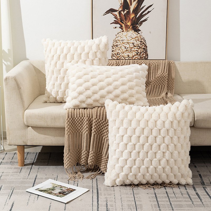 c3faa40a-5719-45de-81c8-0014ed69c801.jpg Woven Fleece Solid Color Pillow Waist Rest Pillow Cover - Image 9