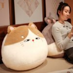 Fat Cat Plush Toy Cute Little Rabbit Bed Pillow Cushion Girl Sleeping Cuddle Sleeping Doll - Image 2