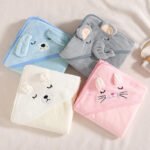 Spring And Autumn Baby Airable Cover Swaddling Bath Towel - Image 2