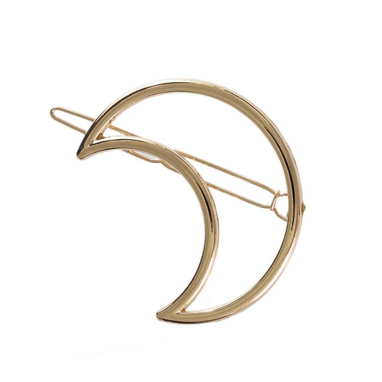 d439fda0-1df6-47be-8f38-3719285205d1.jpg Geometric Triangle Metal Hair Clip Moon Bangs Clip - Image 4