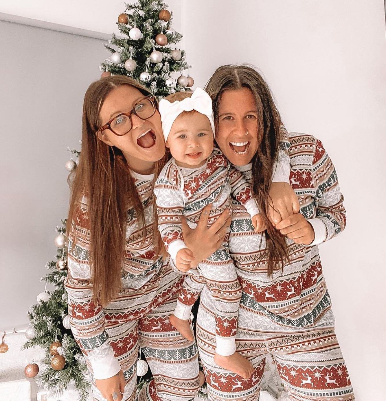 d6affe1a-ca81-455c-9b1b-af8030ab9f59.jpg 2024 Family Christmas Matching Pajamas Set Xmas Adult Kids Mother And Daughter Father Son Sleepwear Baby Family Look Outfits - Image 2