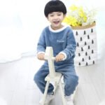 Children's Suits Autumn And Winter Velvet Men And Women - Image 7