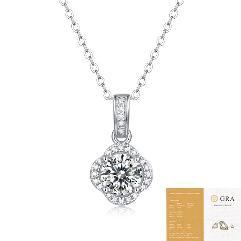 dc78a0f1-2de0-40c5-861f-1a6354b7eeee.jpg 925 Silver Dot Starlight Pendant Fashion Clavicle Chain Does Not Fade - Image 2