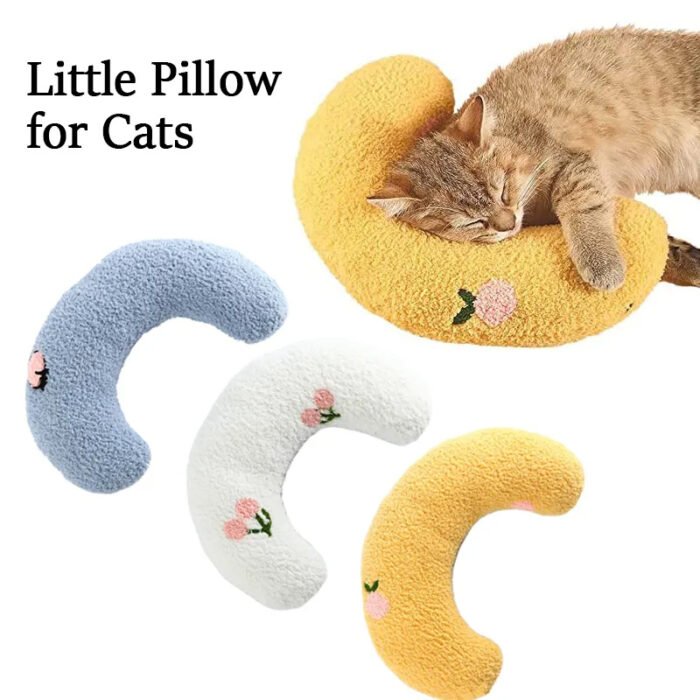 Little Pillow For Cats Fashion Neck Protector Deep Sleep Puppy U-Shaped Pillow Pets Pillow Kitten Headrest Dog Sleeping Pillow Pet Products - Image 1