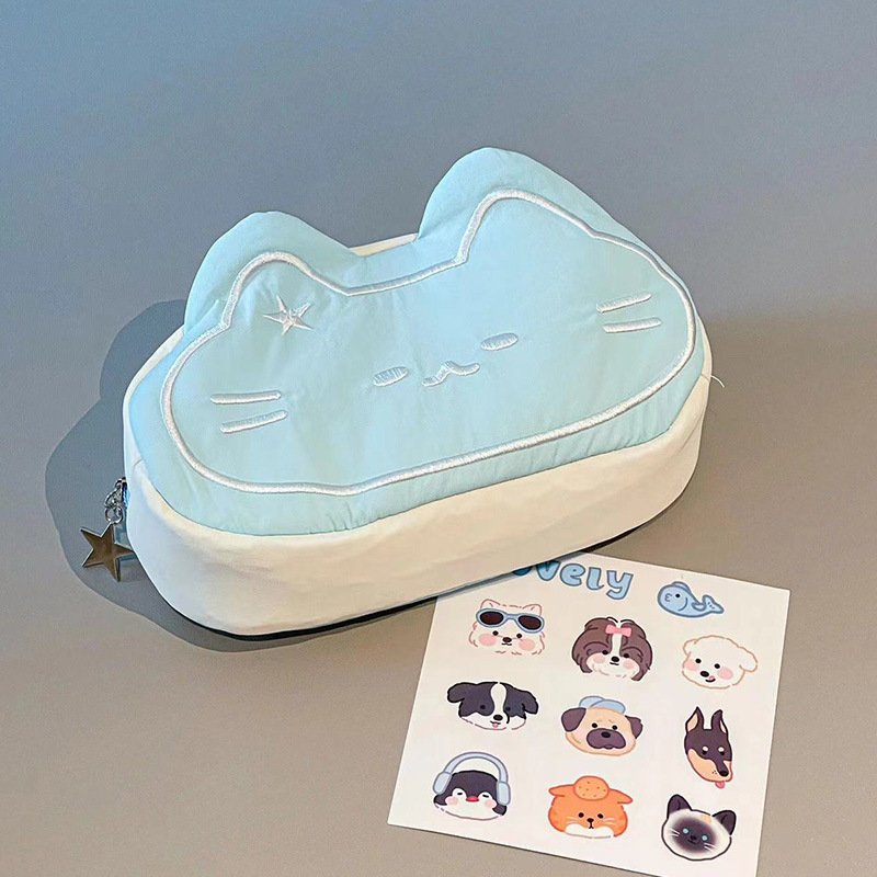 e0172c37-1af2-49b2-a933-0b3b306d8ee7.jpg Cartoon Cute Caramel Cat Pencil Case Good-looking - Image 3