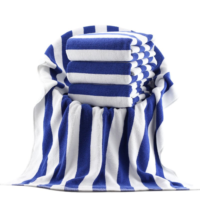 e07c1d00-1c54-4c9e-ae1d-e0d13d0bcefe.jpg Cotton Yarn-dyed Jacquard Beach Bath Towel - Image 2