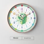 Early Education Cartoon Mute Children's Time Management Quartz Home Wall Mounted Clock - Image 10