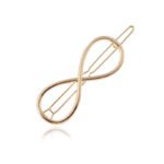 Geometric Triangle Metal Hair Clip Moon Bangs Clip - Image 7