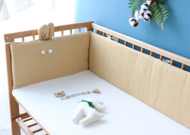 e817f626-1dc9-485b-b481-ade71df2d4d8.jpg Crib Bed Circumference Pure Cotton Bedding Set For Four Seasons - Image 7