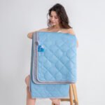 Cool Silk Summer Quilt Solid Color Printing Airable Cover - Image 4