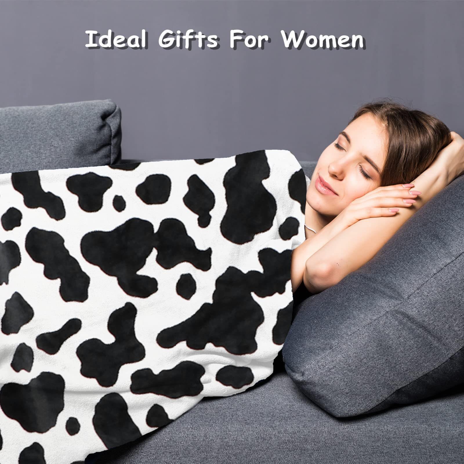 ec4c532f-3ef5-4740-b1ef-623f69f344fc.jpg Cow Print Blanket Flannel Blanket - Image 10
