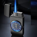 Personalized Creative Multifunctional Electronic Watch Cigarette Lighter-in-one Body Multi-purpose LED Flashing Lamp Gift Lighter - Image 5