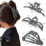 Halloween Barrettes Simple Bat - Image 2