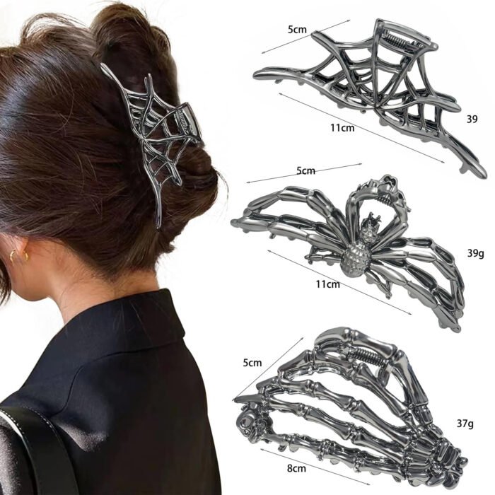 Halloween Barrettes Simple Bat - Image 2