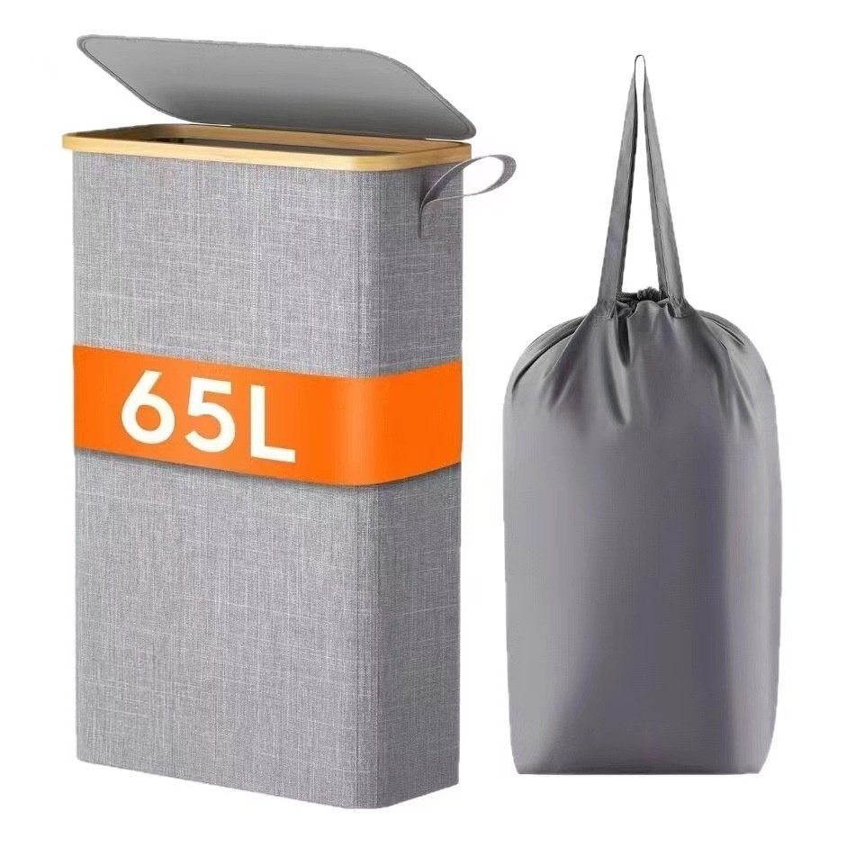 f20c2c18-d1b8-484e-a6b2-894f7719b67a_trans.jpeg Oxford Cloth Dirty Clothes Folding Dirty Clothes Basket Dustproof With Cover Storage Basket - Image 7