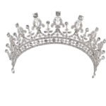 Queen Bridal Wedding Crown Headdress - Image 4