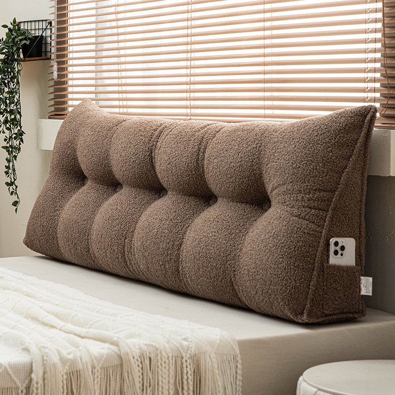 fb25eda0-09ab-4dc0-8680-72a1ef3dc0a7.jpg Bedside Cushion Integrated Double Pillow - Image 1