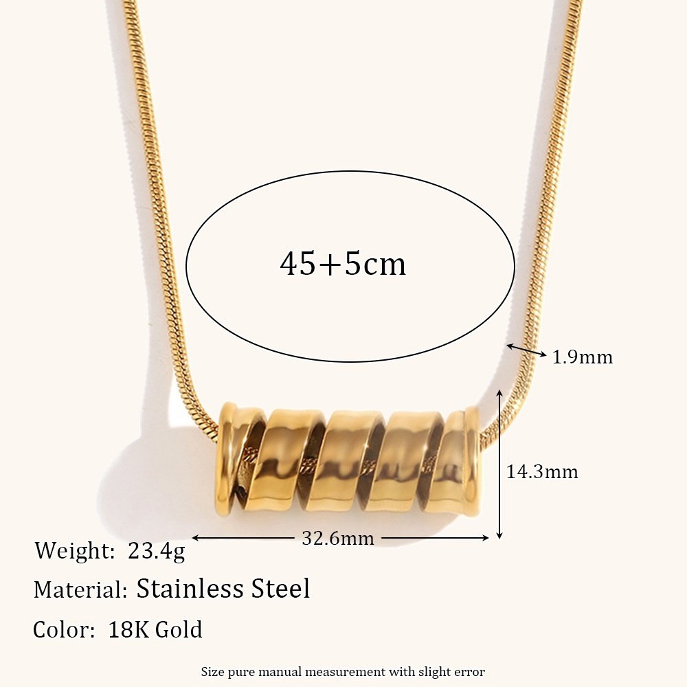 fbb70705-41e8-4ced-b67d-ea735806aa40_trans.jpeg Stainless Steel 18K Gold Plating Spiral Spring Necklace For Women - Image 6