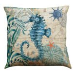 Cushion Covers Sea Turtle Printed Throw Pillow Cases For Home Decor Sofa Chair Seat - Image 5