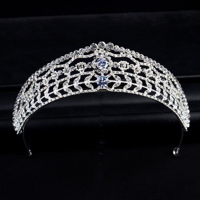 Bridal Headdress Baroque Korean Wedding Diamonds Individually Wrapped - Image 1