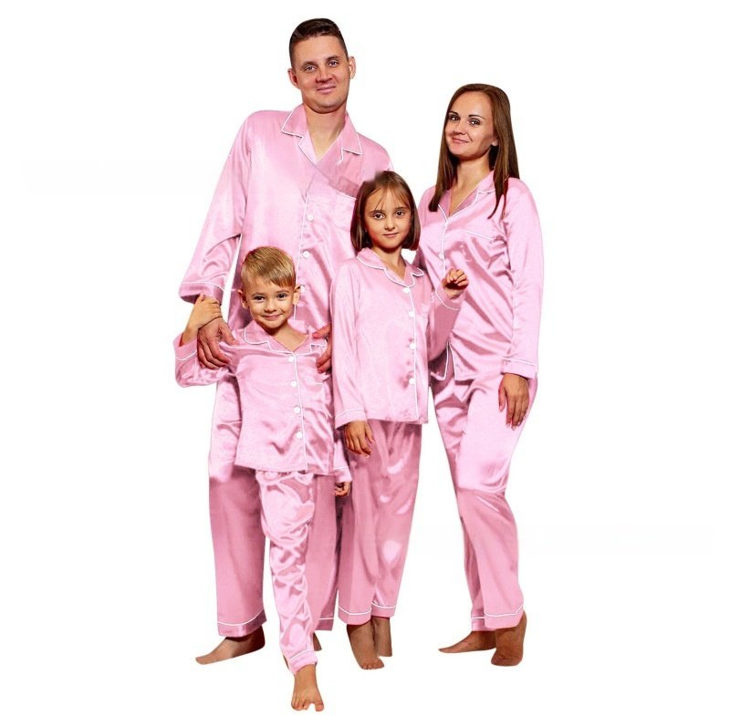 ff0b1cfd-dd4a-46f3-97b6-30bb5a7eb1ea_fine.jpeg Children's Long-sleeved Parent-child Ice Silk Pajamas Suit - Image 10