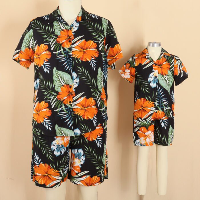 A Family Of 4 Vacation Travel Family Hawaii Parent-child Suit - Image 2