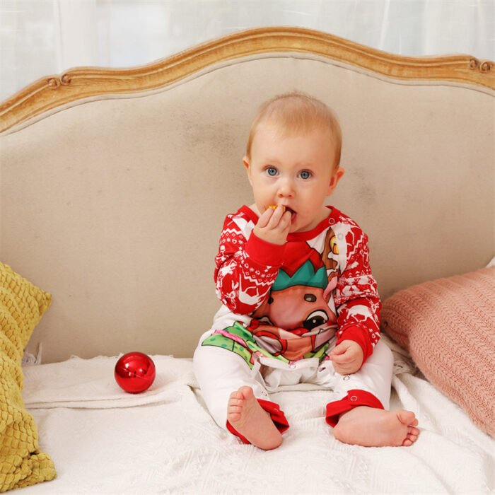 Men's Fawn Christmas Pajama Set - Image 7