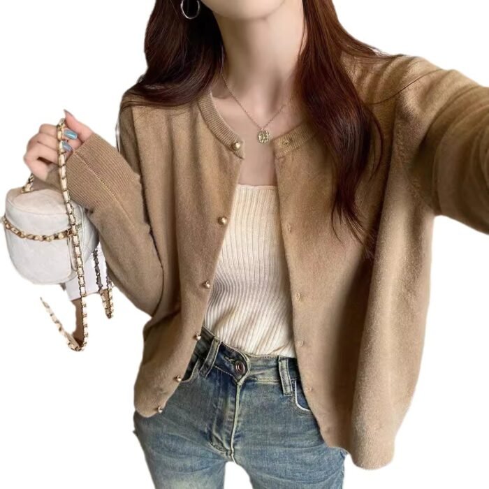 Women's Early Autumn Thin Type Long-sleeved Top - Image 5
