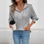Autumn Winter Japanese Comfortable Retro Knitted Top For Women - Image 6