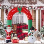 Giant Arch Santa Claus Snowman Inflatable Garden Yard Archway Christmas Ornaments Xmas New Year Festival Party Props Decor - Image 3