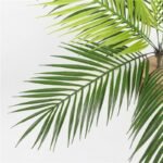 Palm tree leaf plant simulation plastic green plant - Image 3