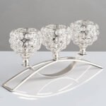 Crystal Candle Holder Amazon Geometric Wrought Iron Candle Holder Ornaments - Image 6