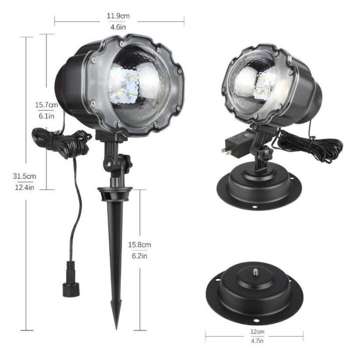 LED Christmas Light Projector Snow Projection Lamp - Image 2
