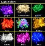 LED Fairy String Lights Multicolor Garland Beads Outdoor Waterproof Holiday Party Christmas Tree Decor - Image 2