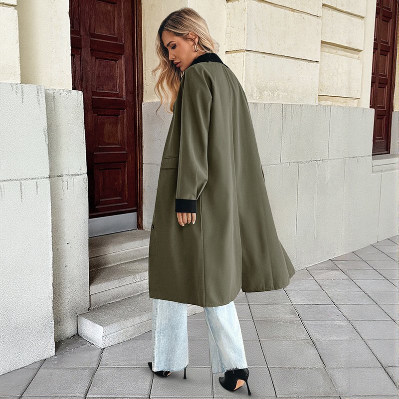 206b57fa-466b-4577-96af-fb99ab45c91b.jpg Temperament Commute All-matching Long Coat For Women - Image 3