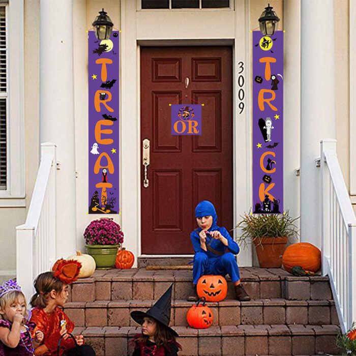 Halloween decoration outdoor banner halloween couplets - Image 4